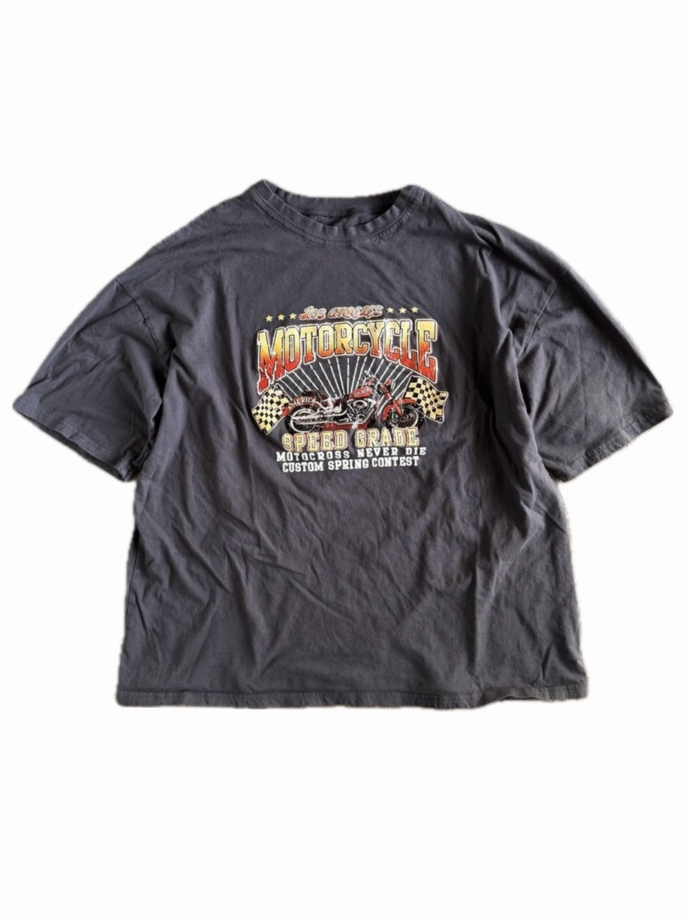 Retro-Style Motorcycle Graphic Tee
